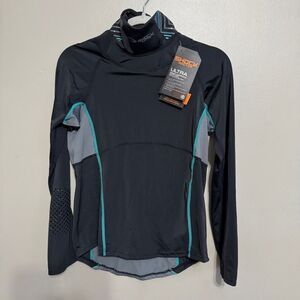 Shock Doctor Women's Ultra Compression Neck Guard Hockey Long Sleeve Shirt NWT l